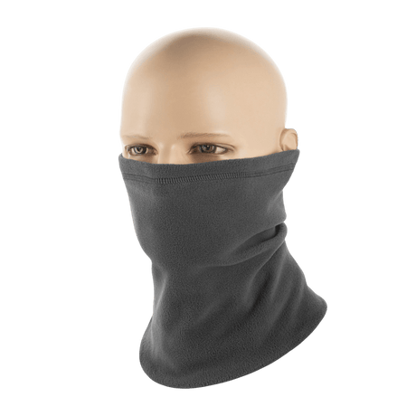 M-Tac Polartec Lang Tubehalstørklæde i grå, varmt og alsidigt tilbehør til ansigt og hals beskyttelse mod koldt vejr, lavet af Polartec fleece.