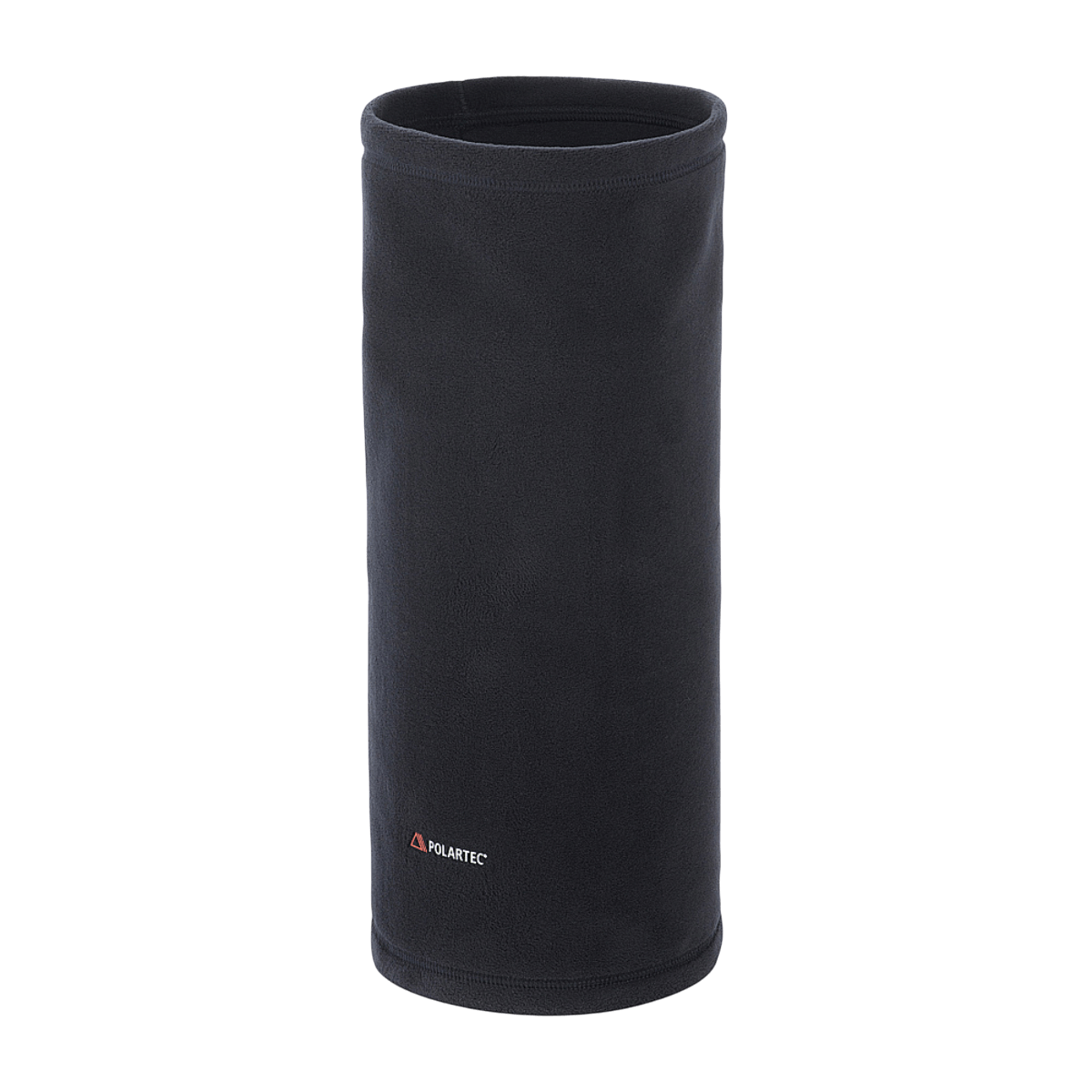 Sort M-Tac Polartec Lang Tubehalstørklæde i fleece materiale til beskyttelse mod vind og vejr, ideel til koldt vejr og udendørs aktiviteter.