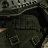 M-Tac Rip-Stop Fleece Hjelmliner tæt på med hjelm