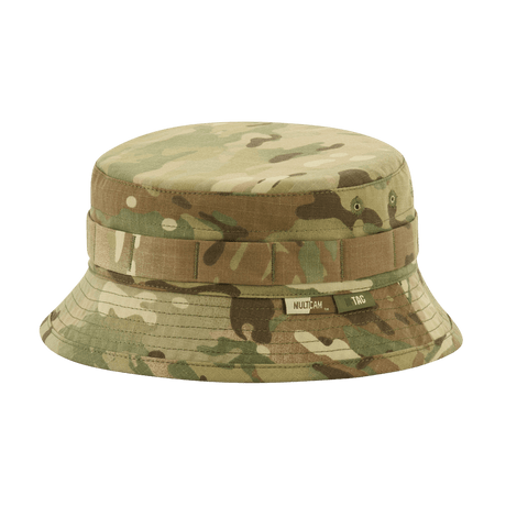 M-Tac Panama Hat Gen.II NYCO i camouflage design, komfortabel og holdbar med NYCO-stof og MOLLE-interface, perfekt til varme perioder.