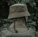 M-Tac Panamahat Gen. II Summer Flex vist bagfra med semi-rigid skygge, velegnet til solbeskyttelse, perfekt til varm sæson