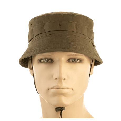 M-Tac Panamahat Gen. II Summer Flex i brun, ideel til sommersæsonen med let, åndbart materiale og solbeskyttelse.