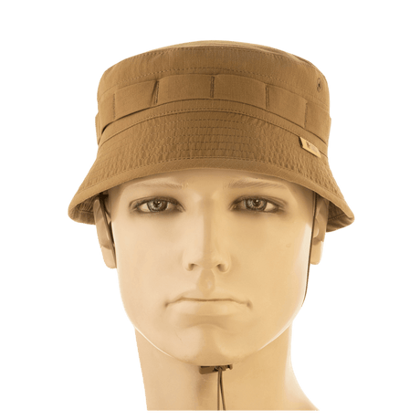 M-Tac Panamahat Gen. II Summer Flex i brun farve, perfekt til sommerbrug, let og alsidig med kort, semi-rigid skygge og klasse seks solbeskyttelse.