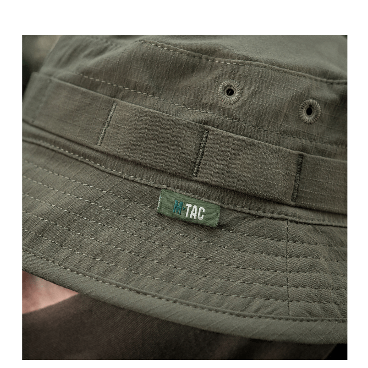 M-Tac Panamahat Gen. II Summer Flex, komfortabel og let panama-hat til sommerbrug med solbeskyttelse, grøn, nylon-elastan materialer