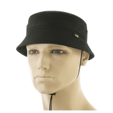 M-Tac Panamahat Gen. II Flex Rip-Stop i sort, fremstillet af slidstærkt rip-stop stof, perfekt til sommer og hverdagsbrug.