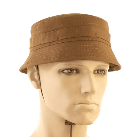 M-Tac Panamahat Gen. II Flex Rip-Stop i slidstærkt rip-stop stof til hverdagsbrug i varmt vejr, brun farve. Perfekt pasform og komfort.