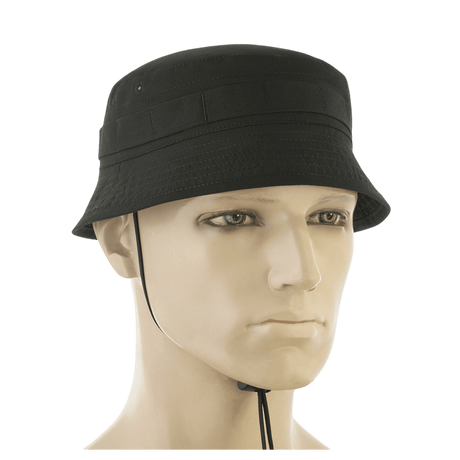 M-Tac Panamahat Gen. II Flex Rip-Stop sort panamahat til hverdagsbrug lavet af slidstærkt rip-stop stof