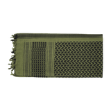 M-Tac Shemagh Tørklæde i klassisk arabisk design, bomuld 110x110 cm, beskytter mod sol og vind, ideel til taktisk brug og udendørsaktiviteter.