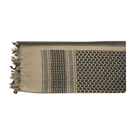 M-Tac Shemagh Tørklæde i klassisk arabisk design, 100% bomuld, 110 x 110 cm, beskyttelse mod sol, sand og vind til udendørsaktiviteter