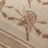 M-Tac Shemagh Tørklæde Spartan med Spartans-tema og 100% bomuld, taktisk tørklæde til beskyttelse mod sol, sand og vind, 110 x 110 cm