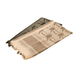 M-Tac Shemagh Tørklæde Spartan i bomuld med Spartans-tema, ideel til sol-, sand- og vindbeskyttelse. Taktisk tørklæde 110x110 cm.