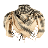 M-Tac Tæt Shemagh Tørklæde i 100% bomuld, perfekt til beskyttelse mod sol, sand og vind. Velegnet til taktisk og udendørs brug.