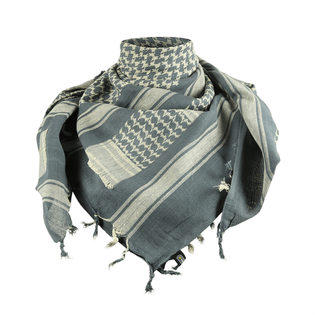 M-Tac Tæt Shemagh Tørklæde i 100% bomuld, traditionelt design til beskyttelse mod sol, sand og vind, ideelt til udendørs brug.