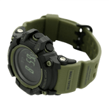 M‑Tac Taktisk Adventure Ur med robust urkasse, altimeter, barometer, kompas og podeskridtstæller. Perfekt til outdoor-eventyr.