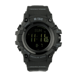 M‑Tac Taktisk Adventure Ur med barometer, kompas og pedometer, vandafvisende ur i polycarbonat, perfekt til outdoor og militærbrug.