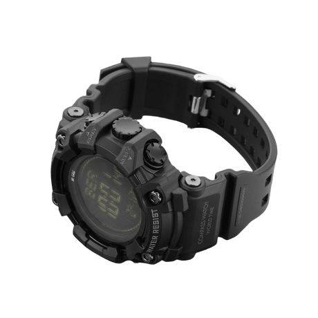 M-Tac Tactical Ur 2037 med robust design, inklusive kompas, LED-baggrundsbelysning og vandresistent 5ATM egenskaber. Velegnet til outdoor-brug.