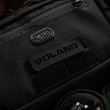 M‑Tac Patch Poland End-to-End 25x80 patch med laserindgraveret inskription, lavet af holdbart Cordura 500D. Fastgøres med velcro.