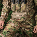 M-Tac Patch Flag 25x80 Mini Squares i camouflagedragt, letvægt og slidstærk Cordura 500D, ideel til taktisk udstyr og beklædning.