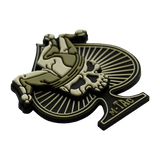 M-Tac Ace of Spades 3D PVC Patch i militærstil, robust og velegnet til tøj eller udstyr med Velcro fastgørelse, perfekt til outdoor.