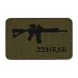 M-Tac AR-15 223/5,56 Laser Cut Patch, Velcro-kiinnitys, Cordura 500D, koko 80x50 mm. Taktinen merkki vaatteisiin, reppuun ja varusteisiin.