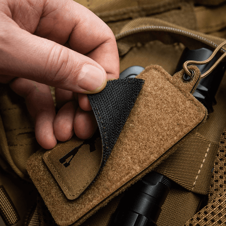 M-Tac AR-15 223/5,56 Laser Cut Patch fastgørelse til rygsæk med Velcro, holdbart Cordura 500D materiale til militær og outdoor brug.