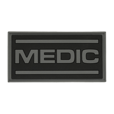 M-Tac Patch Medic PVC 3D til medicinsk personale, lavet af fleksibelt PVC med 3D-effekt og Velcro til nem fastgørelse, 70x35 mm.