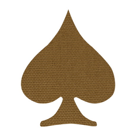 M‑Tac Patch Spades Laser Cut i Cordura 500D med velcro; taktisk Ace of Spades patch til uniformer og udstyr, ideel til militærbrug.