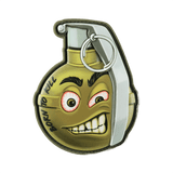 M-Tac Patch M67 Granat 3D PVC med humoristisk emoji og teksten 'Born to Kill'. Perfekt til militærfans og taktisk udstyr.