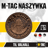 M-Tac Patch Til Valhall PVC med 3D-design og velcro, hylder norske soldater. Perfekt til uniform eller udstyr. Diameter: 80 mm.