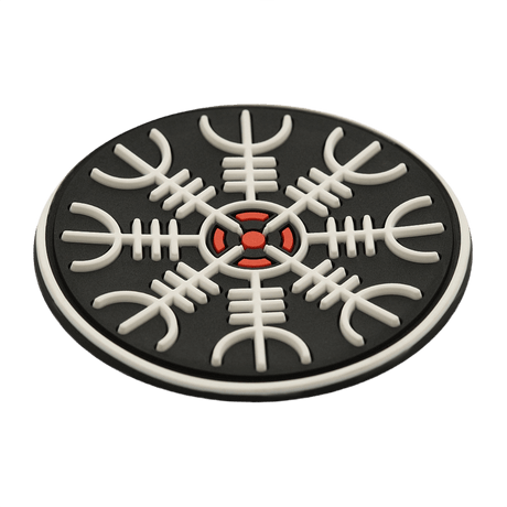 M-Tac Patch Egeshjelm 3D PVC med vikingesymbol, gummi med Velcro