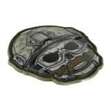 M-Tac Patch Emoji #4 PVC med 3D-effekt og Velcro, sjov morale patch til tøj, taske eller udstyr, størrelse 6.5 x 6.5 cm.