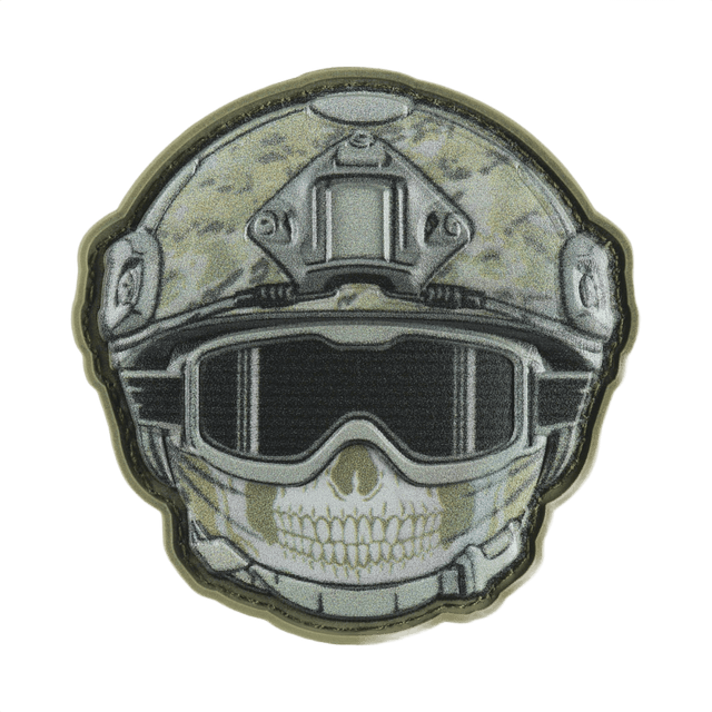 M-Tac Patch Emoji #15, sjov taktisk PVC morale patch med 3D-effekt, velcro fastgørelse, perfekt til tøj og udstyr. Størrelse: 6.5 x 6.5 cm.