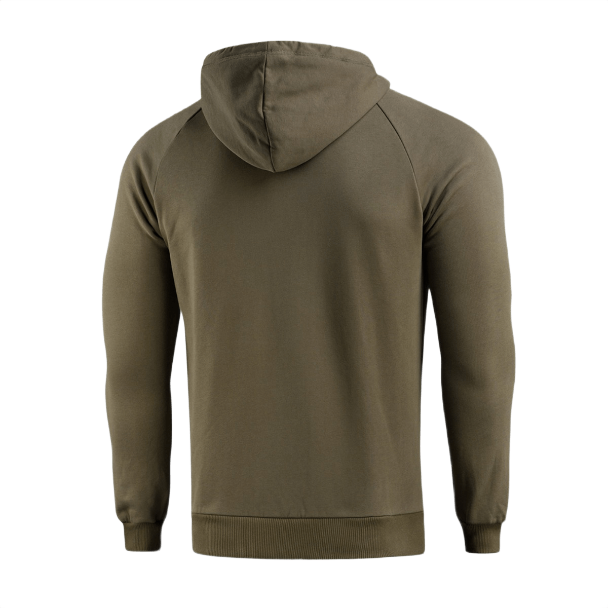 M-Tac Cotton Raglan Hard Hoodie i 100% bomuld med stilfuld rygdesign og hætte, perfekt til efterår og vinterbrug.
