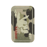 M-Tac Patch Bad Boy (Broderi) med kaninske kranium på ace of spades, broderet Cordura 500D, velcro fastgørelse. Symboliserer frihed og mod.