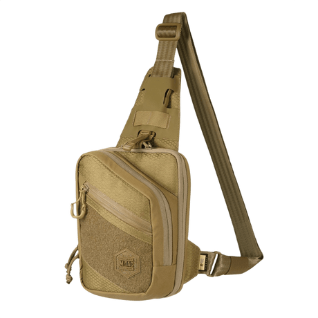 M-Tac Sling Pistol Taske Elite Hex med Velcro i slidstærk Cordura materiale, justerbar rem og Velcro panel til patches.