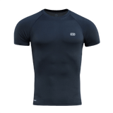 M-Tac T-shirt Ultra Light Polartec i Power Dry materiale, perfekt til træning og løb med reflekterende logo og flade sømme.