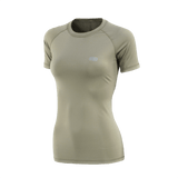 M-Tac T-shirt Ultra Light Polartec Lady i lysebrun med åndbart, hurtigtørrende Power Dry® materiale, designet til træning og hverdag.