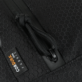 M-Tac Sphaera Hex Hardsling Bag Large Elite med Cordura-stofdetaljer, tæt på lynlås, som viser holdbar struktur.