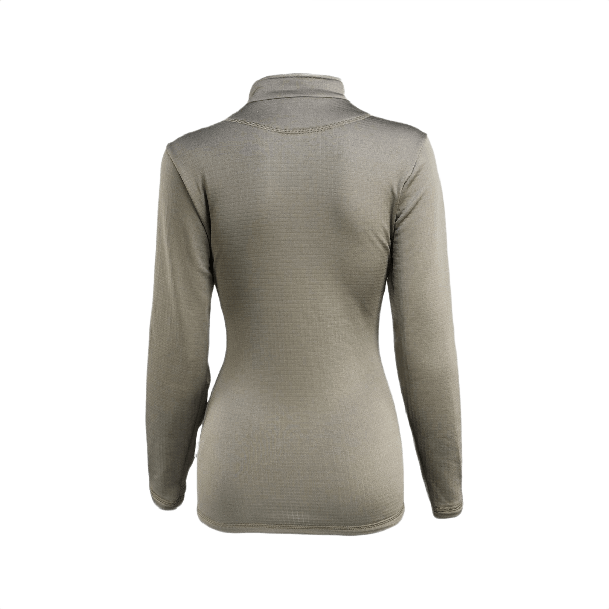 Dameskjorte set bagfra, M-Tac Thermal Fleece Shirt Delta Level 2 Lady, høj kvalitets, varm, 100% polyester, vinterbrug.