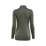 Bagside af M-Tac Thermal Fleece Shirt Delta Level 2 Lady i grønt polyester, damer.