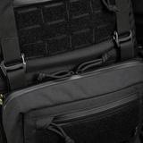 M-Tac Admin Pouch Large Elite Gen.II i sort Cordura 500D med AquaGuard lynlåse og velcropanel til modultilbehør.