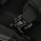 Hurtig-lås 2M ROC spænde på en M-Tac Plate Carrier Cuirass FAST QRS XL Gen.II, lavet af slidstærk Cordura 500D.