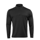 M-Tac Thermal Fleece Trøje Delta Level 2 i sort, designet som andet lag i ECWCS til kolde klimaer, med YKK lynlåse, 100% polyester, 250 g/m².