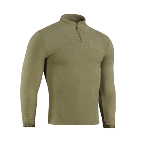 M-Tac Delta Fleece Jakke til udendørs aktiviteter med tommelhuller og varm, let fleece. Perfekt til koldt vejr.