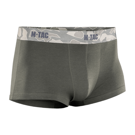 M-Tac Herre Boxer 93/7 med anatomisk pasform, flade syninger og bred elastik, designet til komfort og bevægelsesfrihed, grøn farve.
