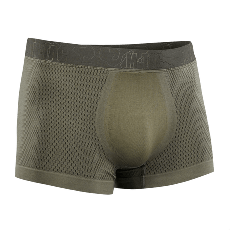 M-Tac Hexagon Sports Underbukser i olivengrøn farve med netmønster og elastisk taljebånd.