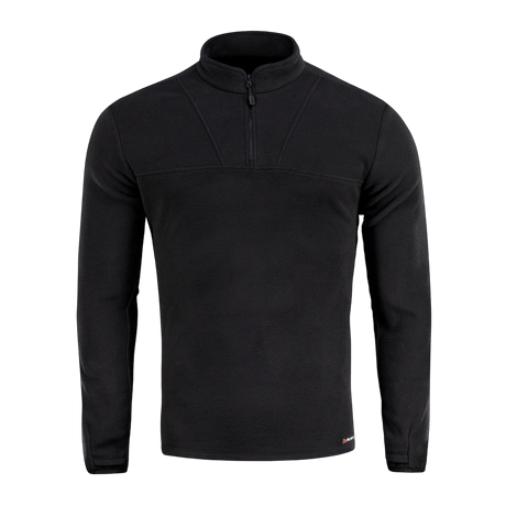 M-Tac Delta Polartec Fleecejakke i sort, fremstillet af let og varmt Polartec® Micro Series-fleece, ideel til kolde dage.