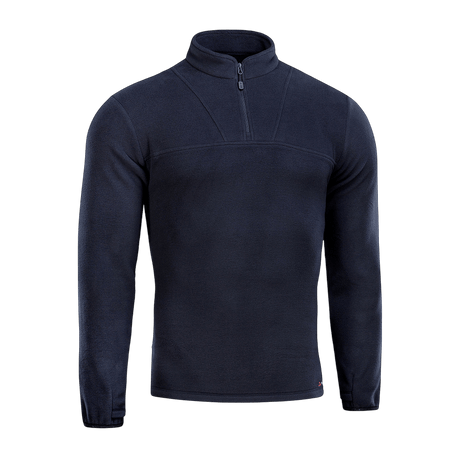 M-Tac Delta Polartec Fleecejakke i mørkeblå, stilren og funktionel fleece lavet af varmt Polartec® Micro Series-fleece med halv lynlås.