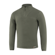 M-Tac Delta Polartec Fleecejakke i olivengrøn farve med halv lynlås, lavet af Polartec® Micro Series-fleece for varme og komfort.