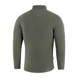 M-Tac Delta Polartec Fleecejakke set bagfra, armygrøn jakke af Polartec Micro Series-fleece, ideel til kolde dage. Stilren og funktionel.
